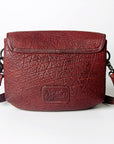 Never Mind Nmbgz108A Envelope Vintage Handmade Genuine Cowhide Leather Women Bag Western Handbag Purse
