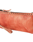 Never Mind Nmbg101I Wristlet Vintage Handmade Genuine Cowhide Leather Women Bag Western Handbag Purse