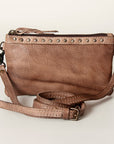 Never Mind Nmbg102E Small Crossbody Vintage Handmade Genuine Cowhide Leather Women Bag Western Handbag Purse