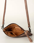 Never Mind Nmbg102E Small Crossbody Vintage Handmade Genuine Cowhide Leather Women Bag Western Handbag Purse