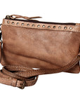 Never Mind Nmbg102E Small Crossbody Vintage Handmade Genuine Cowhide Leather Women Bag Western Handbag Purse