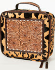 American Darling ADBGA227 Jewelry Case Hand Tooled Hair-On Genuine Leather Women Bag Western Handbag Purse