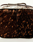 American Darling ADBGA228 Jewelry Case Hand Tooled Hair-On Genuine Leather Women Bag Western Handbag Purse