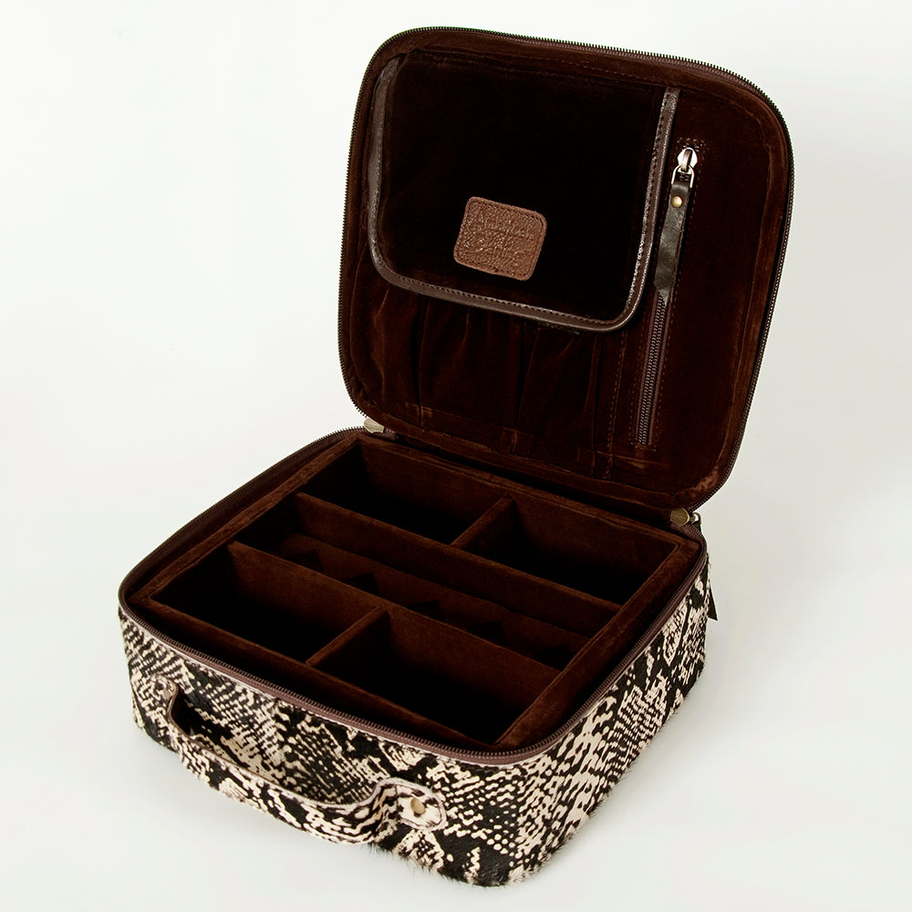 American Darling ADBGA229 Jewelry Case Hair-On Genuine Leather Women Bag Western Handbag Purse