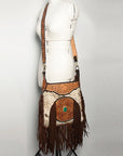 American Darling Cross Body Hand Tooled Genuine Leather women bag western handbag purse