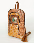 American Darling Hand Tooled Genuine Leather Women Bag Western Handbag Purse
