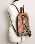 American Darling Hand Tooled Genuine Leather Women Bag Western Handbag Purse