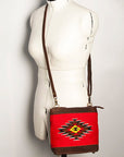 American Darling Large Crossbody Saddle Blanket Genuine Leather women bag western handbag purse