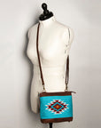 American Darling Large Crossbody Saddle Blanket Genuine Leather women bag western handbag purse