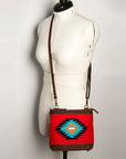 American Darling Large Crossbody Saddle Blanket Genuine Leather women bag western handbag purse