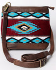 American Darling Large Crossbody Saddle Blanket Genuine Leather women bag western handbag purse