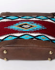American Darling Large Crossbody Saddle Blanket Genuine Leather women bag western handbag purse