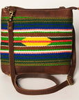 American Darling Large Crossbody Saddle Blanket Genuine Leather women bag western handbag purse