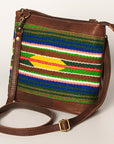 American Darling Large Crossbody Saddle Blanket Genuine Leather women bag western handbag purse