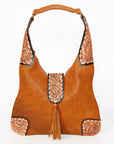 American Darling Hobo Hand Tooled Genuine Leather women bag western handbag purse