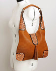 American Darling Hobo Hand Tooled Genuine Leather women bag western handbag purse