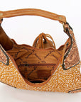 American Darling Hobo Hand Tooled Genuine Leather women bag western handbag purse