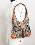 American Darling Hobo Hand Tooled Genuine Leather women bag western handbag purse
