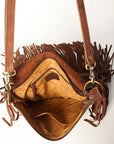 American Darling Large Crossbody Hair On Genuine Leather women bag western handbag purse