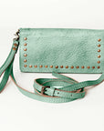 Never Mind Nmbg103A Wallet Vintage Handmade Genuine Cowhide Leather Women Bag Western Handbag Purse