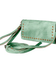 Never Mind Nmbg103A Wallet Vintage Handmade Genuine Cowhide Leather Women Bag Western Handbag Purse