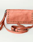 Never Mind Nmbg103C Wallet Vintage Handmade Genuine Cowhide Leather Women Bag Western Handbag Purse