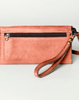Never Mind Nmbg103C Wallet Vintage Handmade Genuine Cowhide Leather Women Bag Western Handbag Purse