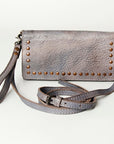 Never Mind Nmbg103D Wallet Vintage Handmade Genuine Cowhide Leather Women Bag Western Handbag Purse