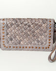 Never Mind Nmbg105C Wallet Vintage Handmade Genuine Cowhide Leather Women Bag Western Handbag Purse