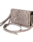 Never Mind Nmbg105C Wallet Vintage Handmade Genuine Cowhide Leather Women Bag Western Handbag Purse