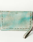 Never Mind Nmbg106 Wallet Vintage Handmade Genuine Cowhide Leather Women Bag Western Handbag Purse