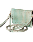 Never Mind Nmbg106 Wallet Vintage Handmade Genuine Cowhide Leather Women Bag Western Handbag Purse