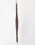 Bar H Equine Austin Arrow Spotted Leather One Ear Headstall Brown