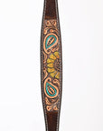 Bar H Equine Bonnie Blossom Sunflower Leather One Ear Headstall
