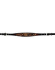 Bar H Equine Genuine Western American Leather Horse Premium Headstall & Breast Collar Set