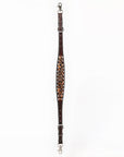 Bar H Equine Genuine Western American Leather Horse Premium Headstall & Breast Collar Set