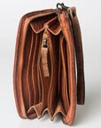 Never Mind Nmbgz110A Wallet Vintage Handmade Genuine Cowhide Leather Women Bag Western Handbag Purse