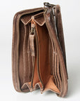 Never Mind Nmbgz110B Wallet Vintage Handmade Genuine Cowhide Leather Women Bag Western Handbag Purse
