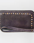 Never Mind Nmbgz110D Wallet Vintage Handmade Genuine Cowhide Leather Women Bag Western Handbag Purse