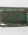 Never Mind Nmbgz110E Wallet Vintage Handmade Genuine Cowhide Leather Women Bag Western Handbag Purse