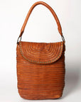 Never Mind Nmbgm105D Tote Vintage Handmade Genuine Cowhide Leather Women Bag Western Handbag Purse