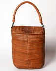 Never Mind Nmbgm105D Tote Vintage Handmade Genuine Cowhide Leather Women Bag Western Handbag Purse