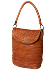 Never Mind Nmbgm105D Tote Vintage Handmade Genuine Cowhide Leather Women Bag Western Handbag Purse