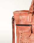 Never Mind Nmbg116A Tote Vintage Handmade Genuine Cowhide Leather Women Bag Western Handbag Purse