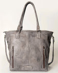 Never Mind Nmbg116B Tote Vintage Handmade Genuine Cowhide Leather Women Bag Western Handbag Purse
