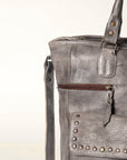Never Mind Nmbg116B Tote Vintage Handmade Genuine Cowhide Leather Women Bag Western Handbag Purse