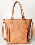 Never Mind Nmbg116C Tote Vintage Handmade Genuine Cowhide Leather Women Bag Western Handbag Purse
