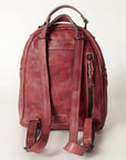 Never Mind Nmbg119G Backpack Vintage Handmade Genuine Cowhide Leather Women Bag Western Handbag Purse