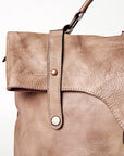 Never Mind Nmbg109A Backpack Vintage Handmade Genuine Cowhide Leather Women Bag Western Handbag Purse