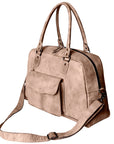 Never Mind Nmbg126D Tote Vintage Handmade Genuine Cowhide Leather Women Bag Western Handbag Purse